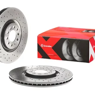 Disques De Frein Arrière Brembo 08.9602.10, Lot De 2, Compatibles Citroën Xsara, Saxo Et Autres Modèles