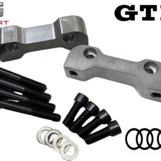 Pack adaptateurs YBT GOLF 4/IBIZA/AUDI S1/POLO WRC/TT étriers Brembo 4 pistons 5X100
