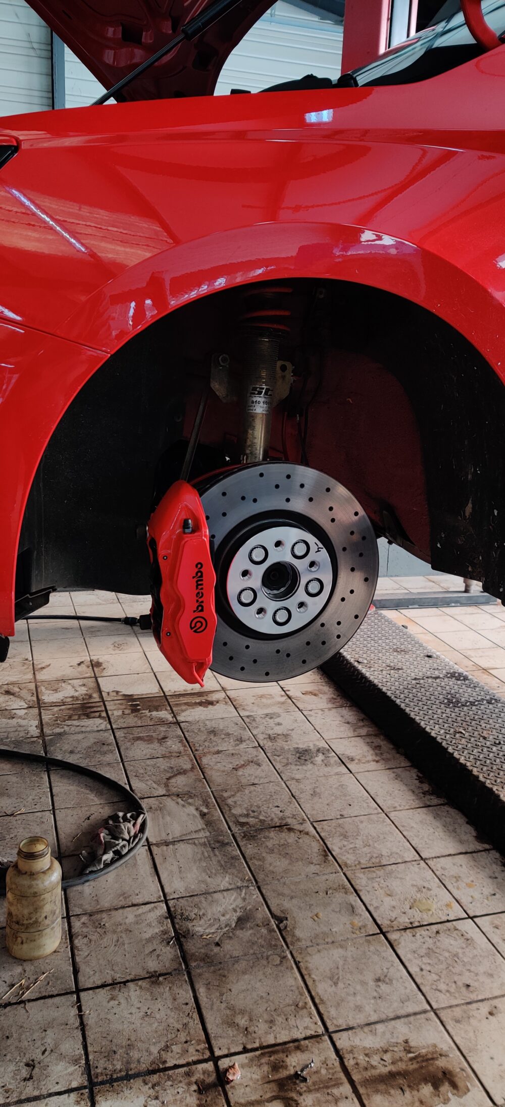 Pack adaptateurs YBT GOLF 4/IBIZA/AUDI S1/POLO WRC/TT étriers Brembo 4 pistons 5X100 – Image 18