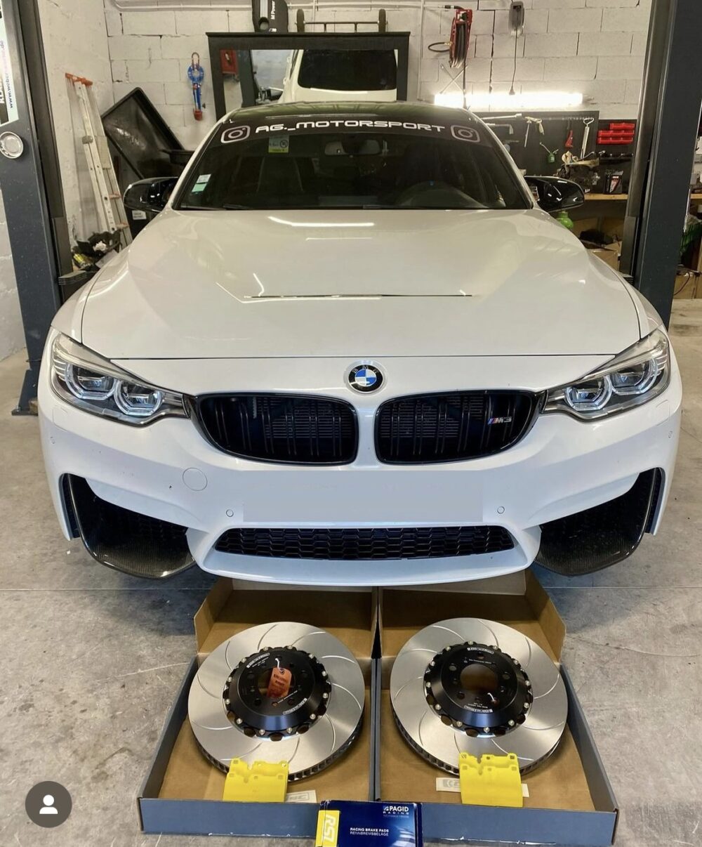 2 DISQUES DE FREINS ARRIERE GIRODISC BMW M2 M3 M4 A2-186 2 PARTIES FLOTTANT 370X26MM – Image 2