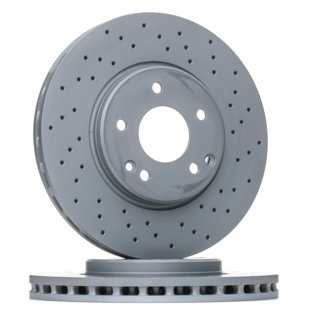 2 DISQUES DE FREINS AVANT ZIMMERMANN PERCÉS 400.3649.52 350x32mm Mercedes ML 5X112