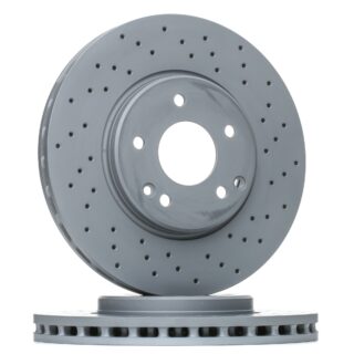 2 DISQUES DE FREINS AVANT ZIMMERMANN PERCÉS 400.3649.52 350x32mm Mercedes ML 5X112