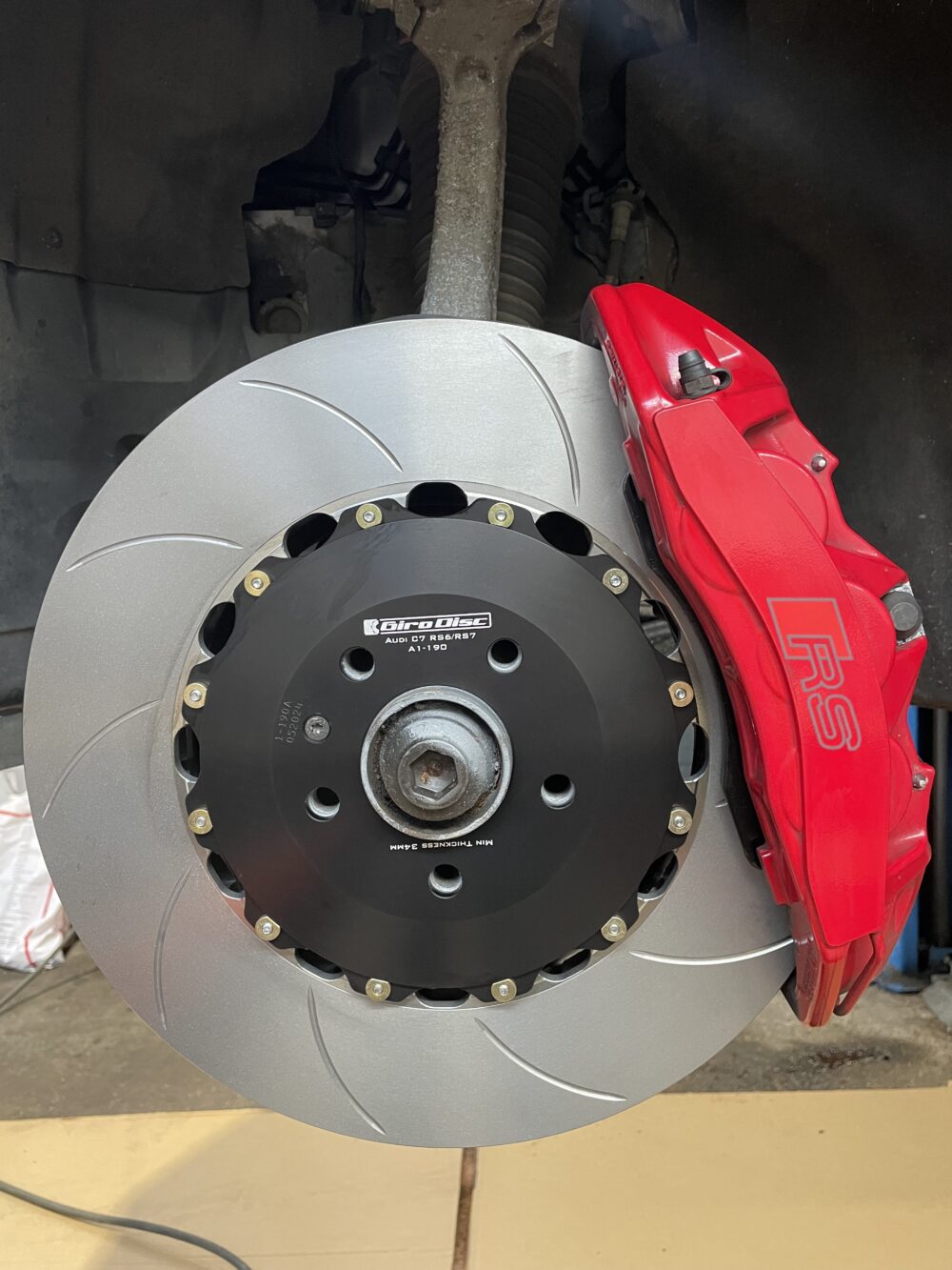 2 disques de freins Girodisc avant A1-190 AUDI RS6 C7 – Image 9
