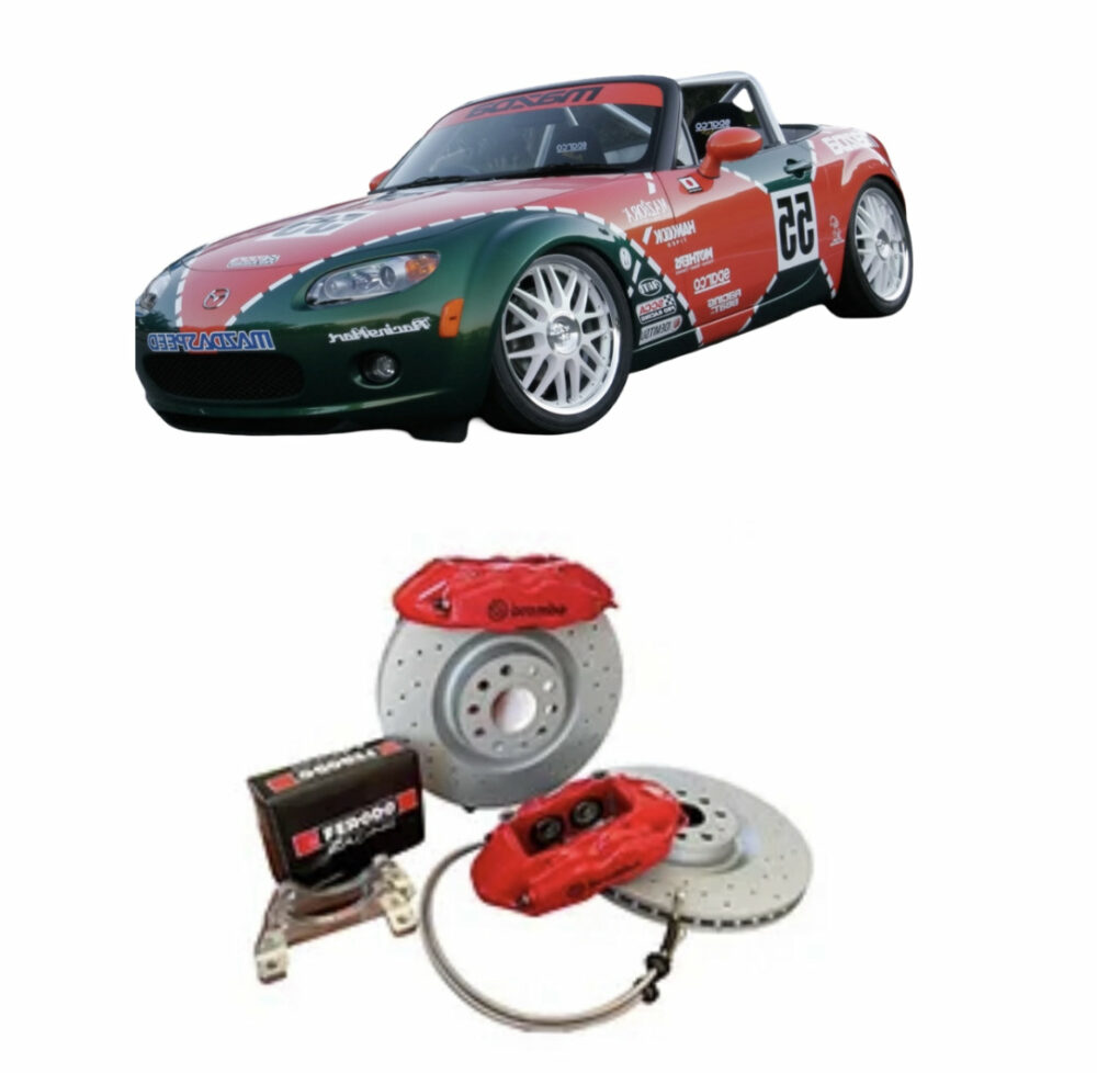 Kit gros freins avant Performance YBT Mazda MX5 Miata 320x28mm