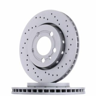 2 DISQUES DE FREINS ARRIERE ZIMMERMANN PERCÉS 100.1241.52 256x22mm VW GOLF 4 R32 AUDI TT V6