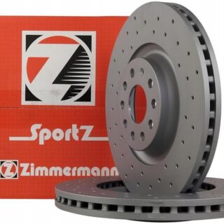 2 DISQUES ARRIERE ZIMMERMANN PERCES 310X32MM AUDI TT RS 8J 100.3329.52