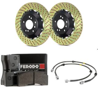 Kit gros freins avant Audi RS6 C8 Disques de frein Brembo Plaquettes de frein Ferodo Racing durites aviations