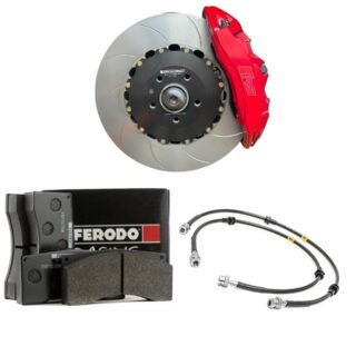 Kit gros freins avant Audi RS6 C6 Disques de frein Girodisc Plaquettes de frein Ferodo Racing durites aviations