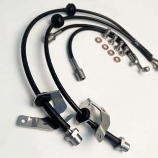 4 durites de freins aviations avant + arrière sur mesure + vis banjo Alpine A110 2017 Alpine A110 / A110S / GT / REDELE/  R /  LE MANS