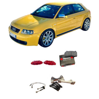 Kit gros freins avant YBT AUDI S3 8L 210 225 312x25mm 323x28mm