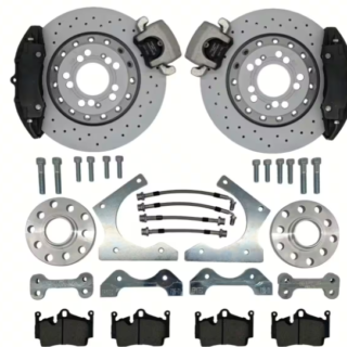 KIT GROS FREINS ARRIERE 4 PISTONS PORSCHE ULTIME 310x22mm SEAT IBIZA/AUDI A1/ AUDI TT
