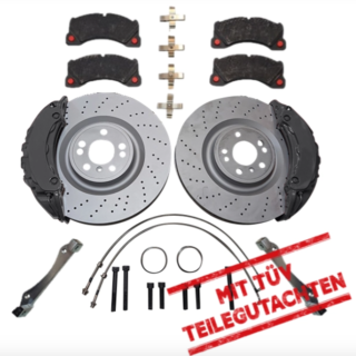 KIT GROS FREINS 6 PISTONS PORSCHE AVANT ULTIME  375X36MM VW GOLF 7 GTI GOLF 8 GTI Seat Leon 5F1 plateforme 5G1