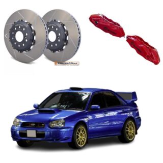 Kit gros freins avant YBT Ultime Subaru STI WRX 325x30mm Girodisc 2 parties sur bol