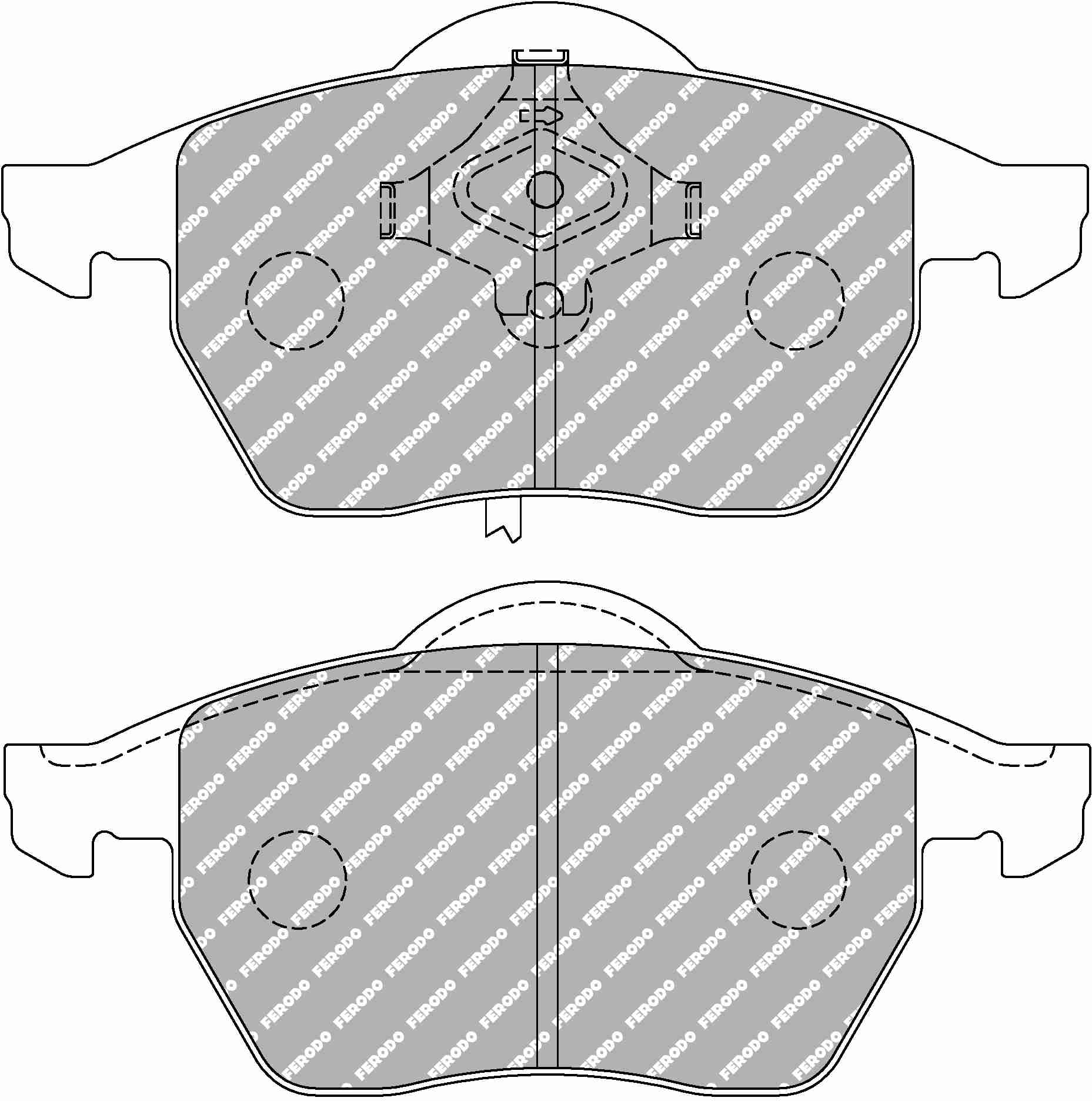4 Plaquettes Avant Ferodo DS Performance - FDS1323 VAG Volkswagen Passat B5, Sharan, SEAT Alhambra et Audi A6 C5 4 Plaquettes Avant Ferodo DS Performance - FDS1323 VAG Volkswagen Passat B5, Sharan, SEAT Alhambra et Audi A6 C5