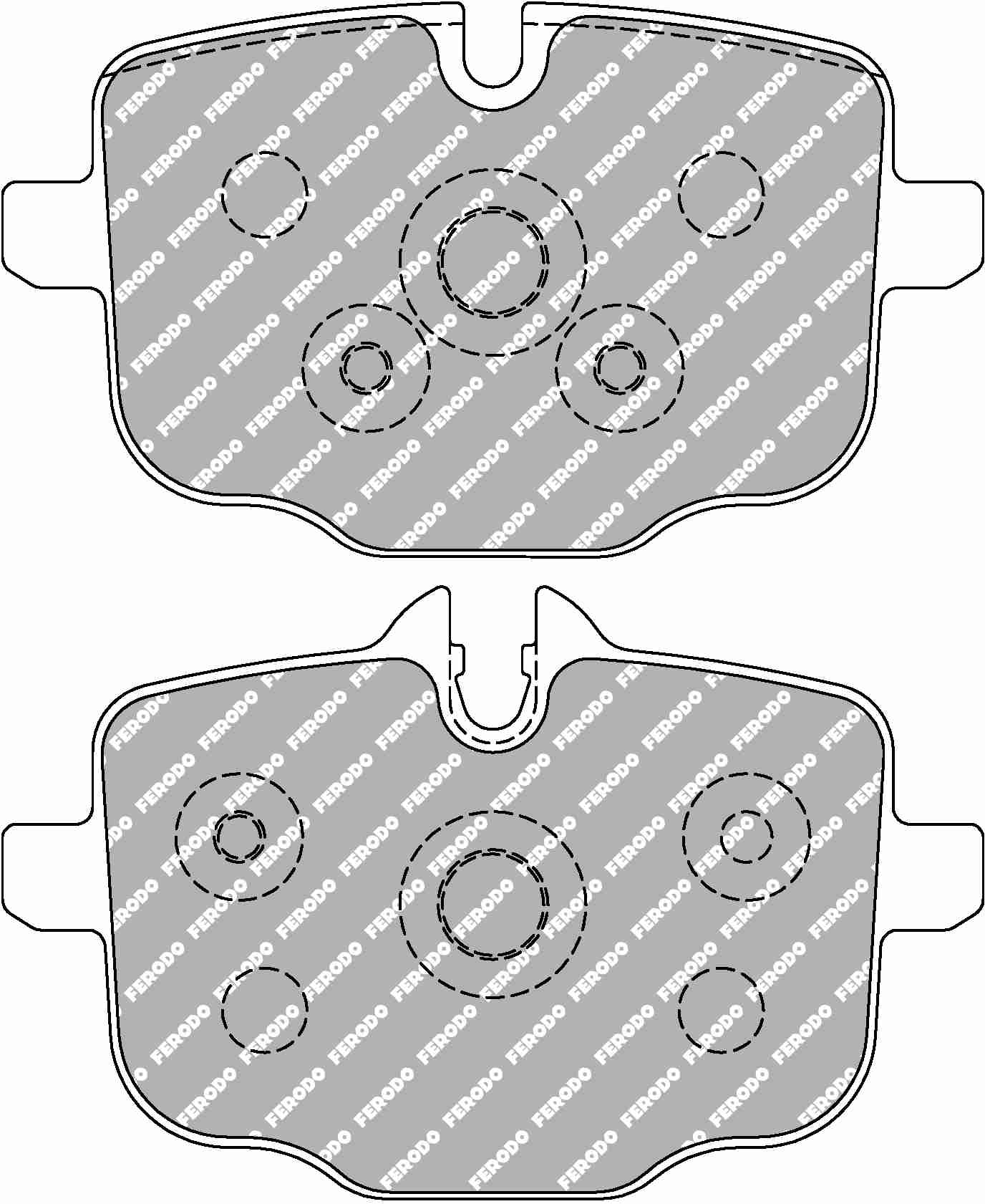 4 Plaquettes Arrière Ferodo DS Performance - FDS4381 BMW Série 5 F10/F11 530d, 530i Série 6 F06/F12/F13 630d 4 Plaquettes Arrière Ferodo DS Performance - FDS4381 BMW Série 5 F10/F11 530d, 530i Série 6 F06/F12/F13 630d