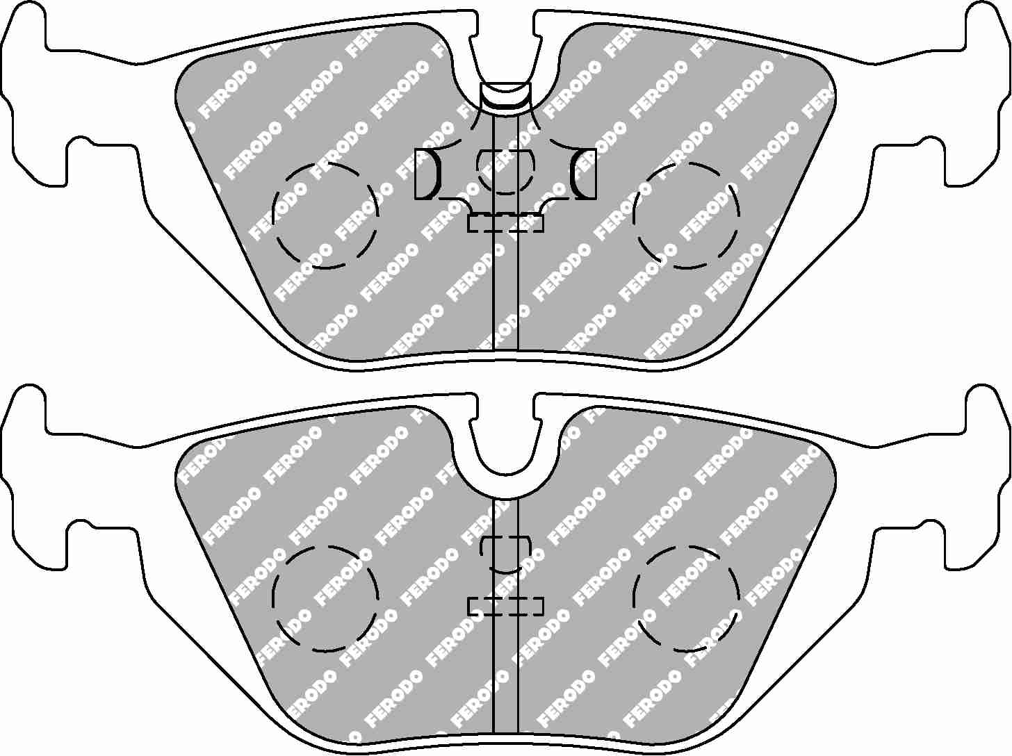 4 Plaquettes Arrière Ferodo DS Performance - FDS850 BMW Série 3 E36 316i et 318i 323ti 320i, 325 tds 4 Plaquettes Arrière Ferodo DS Performance - FDS850 BMW Série 3 E36 316i et 318i 323ti 320i, 325 tds